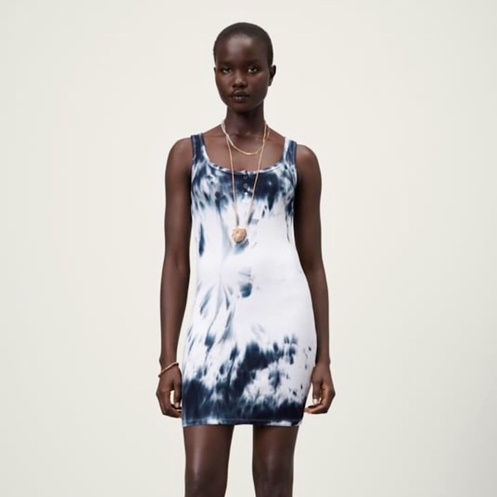 Zara Tie Dye Minidress NWT